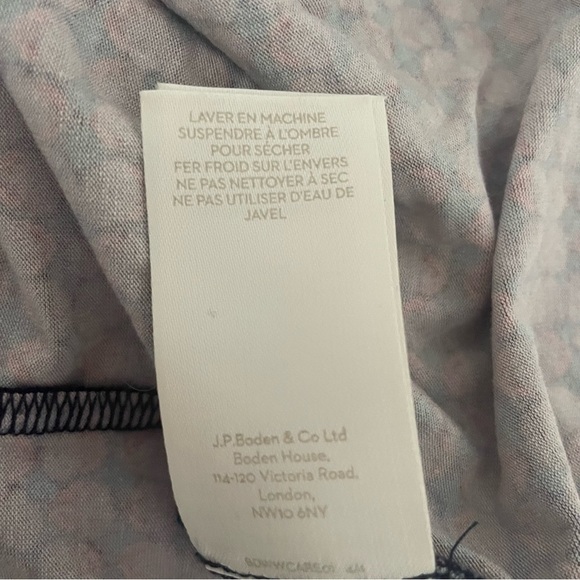 Boden Sabina long sleeve v-neck button front dress 15293 - Picture 9 of 10